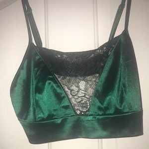 Satin crop top